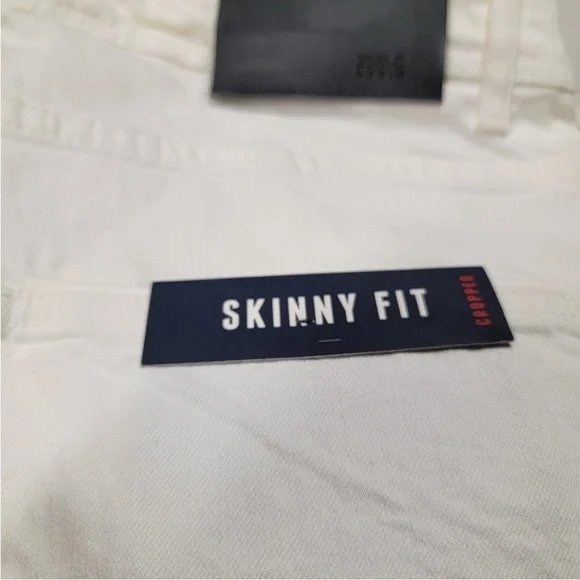 Zara Men’s Distressed White denim Jeans Size 32 Skinny - Picture 3 of 8